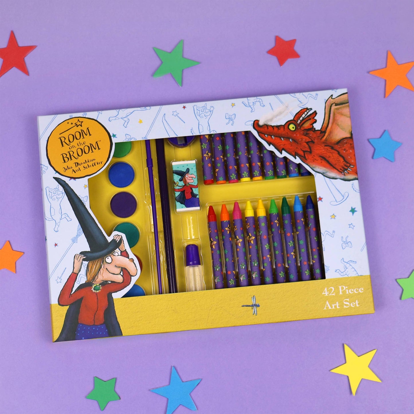 Room on the Broom Window Art Set