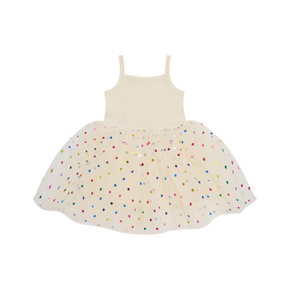 Bob and Blossom Vanilla Spots Dress