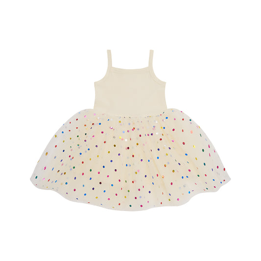 Bob and Blossom Vanilla Spots Dress